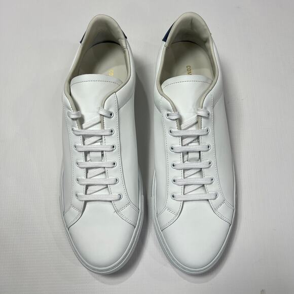NEW COMMON PROJECTS RETRO Classic Low Sneakers White Navy EU 42 US 9 Shoes ITALY - Picture 12 of 15